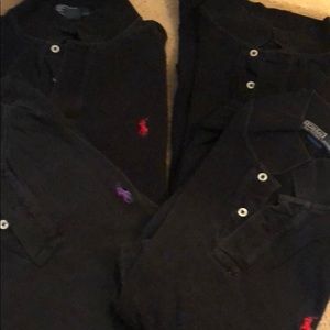 Black Ralph Lauren Polo shirts